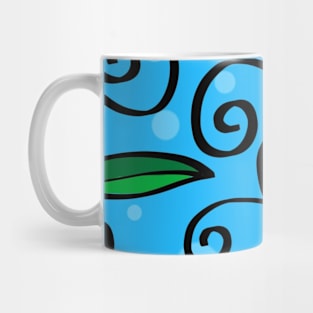 pattern paper flower Mug